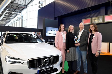 Les ambitions de Volvo Cars en matière de développement durable reconnues aux Plastics Recycling Awards Europe