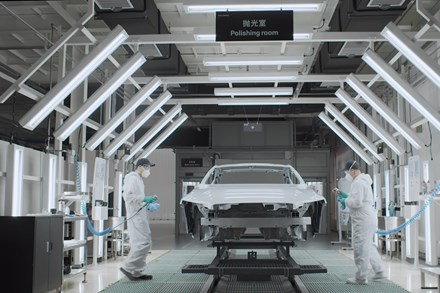 Polestar tillkännager World Manufacturer Identifier och öppnar nytt Production Centre i Kina - Paint Shop