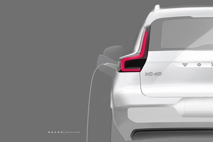 Fully electric Volvo XC40 SUV