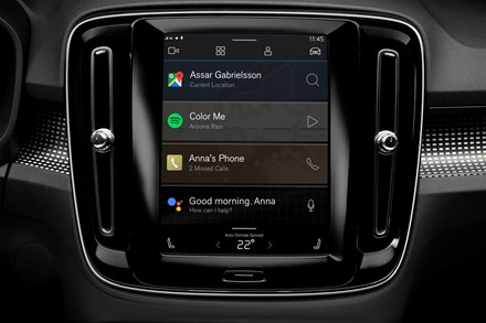 Volledig elektrische Volvo XC40 krijgt nieuw infotainmentsysteem met Android en ingebouwde Google-technologieën 