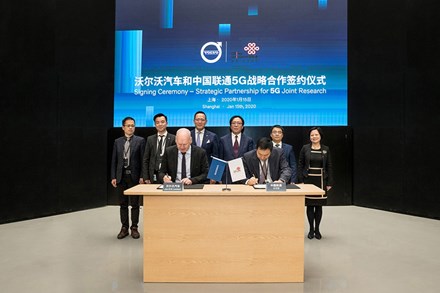 5G商用化元年开启，沃尔沃汽车携手中国联通推动5G V2X车路协同技术在华发展