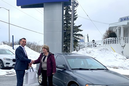 Volvo Cars Canada Celebrates Customer Surpassing 1 Million Kilometres