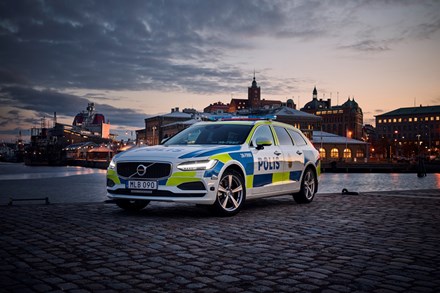 Volvo Cars levererar 2 200 nya svenska polisbilar