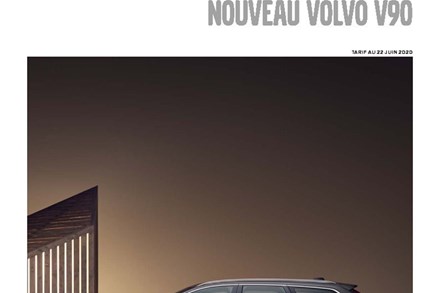 Tarifs Volvo V90 MY21 - 22 juin 2020