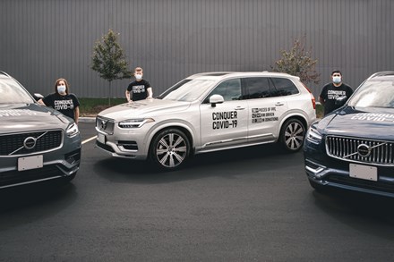 Conquer COVID-19 journey concludes with the Volvo Cars Canada press fleet recording 47,249 kms delivering PPE to our country's most vulnerable