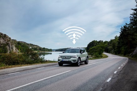 Volvo Cars lanceert zijn eerste remote update op de XC40 Recharge