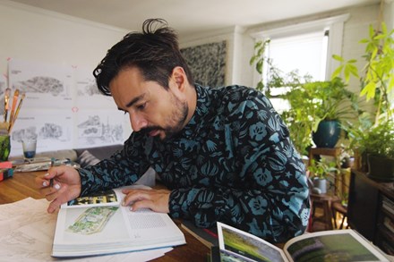 Volvo Car USA partners with Brooklyn artist Yazmany Arboleda to create a vision for a sustainable future in the borough