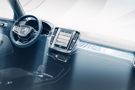 Volvo C40 Recharge: the interior design story