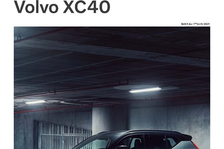 Tarifs Volvo XC40 - 1er juin 2021
