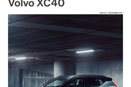 Volvo XC40 - Tarifs au 1er septembre 2021