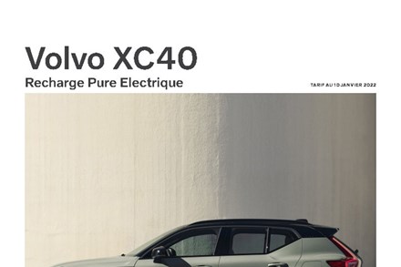 XC40 Recharge Pure Electrique MY23 - 10 janvier 2022