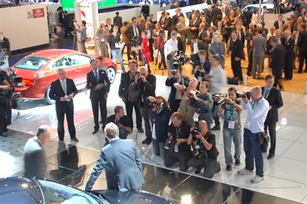Press conference, Frankfurt Motor Show, Sept. 15