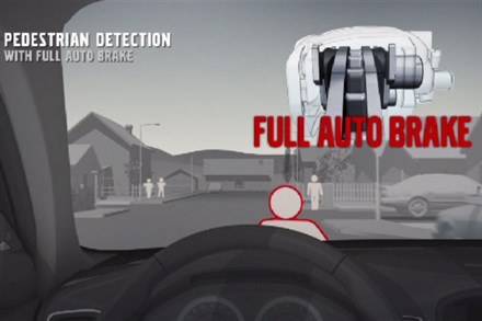Volvo S60, Pedestrian Detection, Animation (Without text, 0:56)