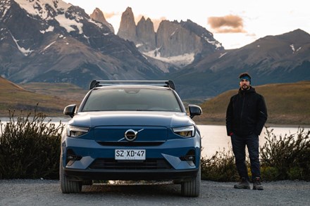 Volvo lleva el primer auto eléctrico a recorrer 27 mil kms, en 46 Parques Nacionales de todo Chile