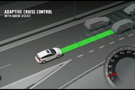 Volvo V60, Adaptive Cruise Control, Animation (0:34)