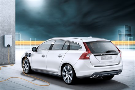 Volvo Car Corporation first with next-generation hybrids - the V60 Plug-in Hybrid is three cars in one