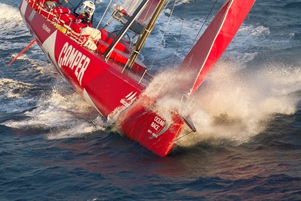 Volvo Ocean Race Leg 1: Camper secure second place after testing night