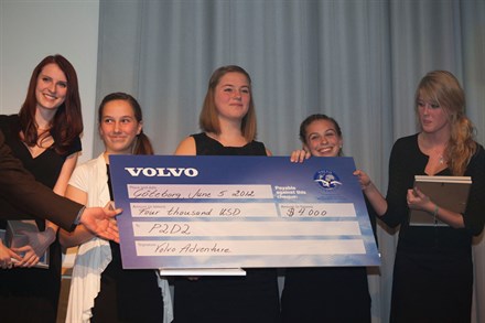 U.S. STUDENTS TAKE THIRD PLACE AT VOLVO ADVENTURE AWARDS IN GOTHENBURG