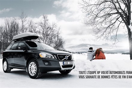 Toute l'équipe RP de Volvo Automobiles France vous souhaite d'excellentes fêtes de fin d'année !