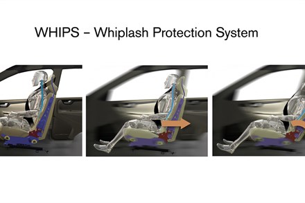 Volvo Personvagnar prioriterar skyddet mot nackskador vid frontalkrockar