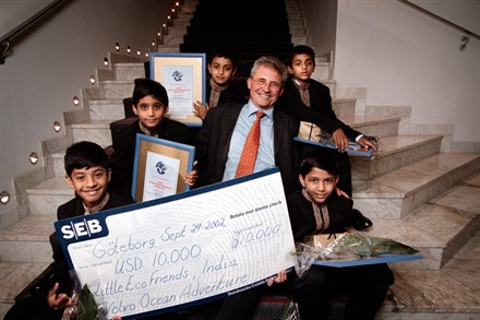 10-åringar från Indien vann Volvos miljötävling