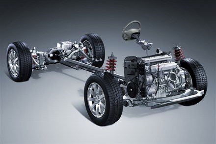 Chassis and powertrain: performance and roadholding at premium level