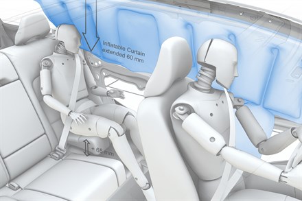 Världstrafiksäkerhetskonferens belönar Volvo Personvagnar för innovativ bälteskudde