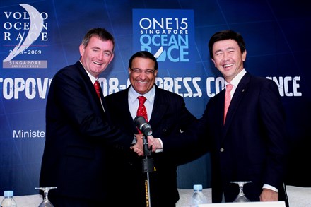 Volvo Ocean Race maakt tussenstop in Singapore
