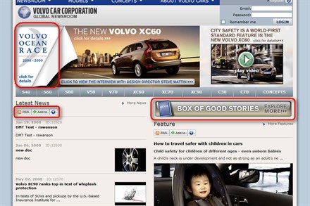 Lansering av "Box of Good Stories" på Volvo Cars Newsroom
