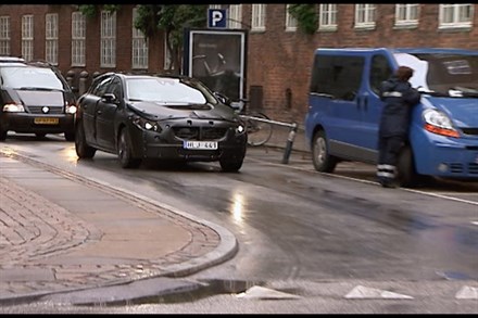 Sharp-eyed citizens in Copenhagen have had the opportunity to get a sneak preview of the upcoming all new Volvo S60 - which isn't introduced to the world until next year (2010) (Roll B) (2:19) (without narrations)