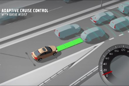 Volvo S60, Adaptive Cruise Control, Animation (1:10)