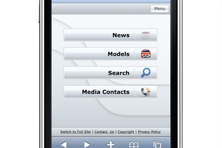 Sala Stampa Volvo ora ottimizzata per l'iPhone