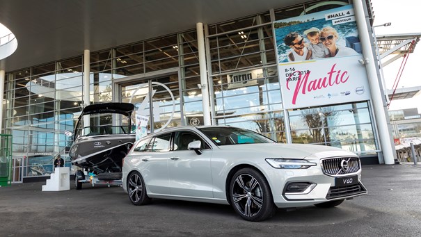 Volvo Car France renouvelle sa présence sur le Salon Nautique 2019 en tant que partenaire automobile officiel