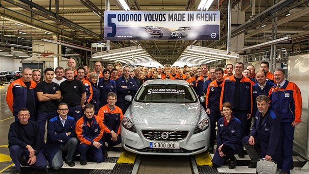 5 millions de Volvo construites à Volvo Car Gand